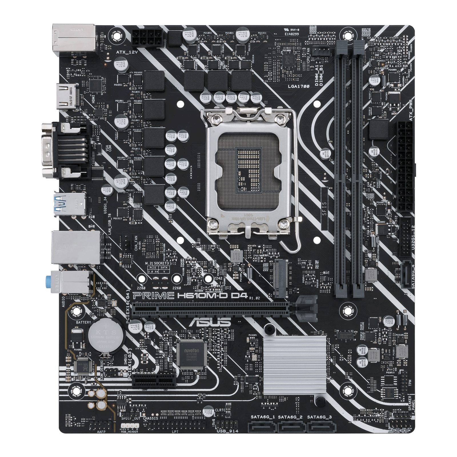 ASUS Prime H610M-D DDR4 mATX LGA1700, bild 4