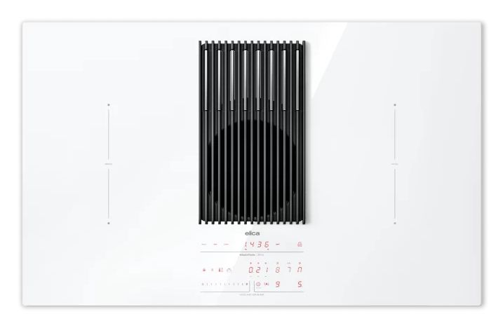 Elica NikolaTesla Libra EVO WH/A/83 induktionshäll med fläkt 83 cm 4 zoner vit