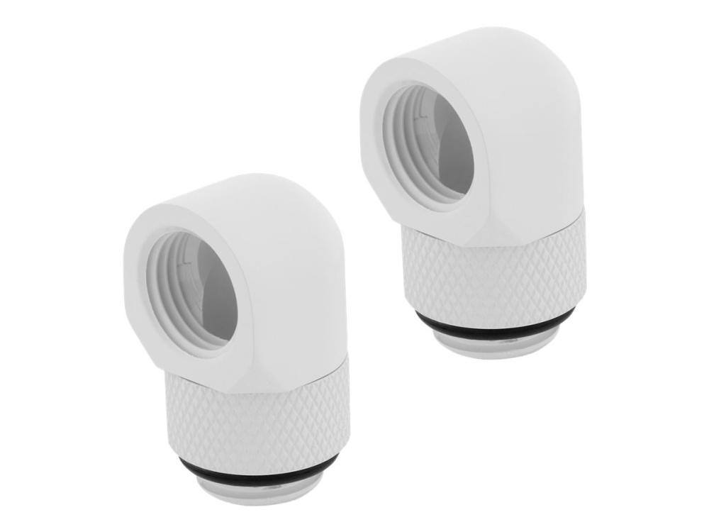 Corsair Hydro X Series XF 90° Rotary Adapter 2-pack - Vit, bild 4