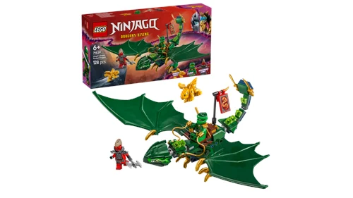 LEGO Ninjago Lloyds gröna skogsdrake 71829, bild 3