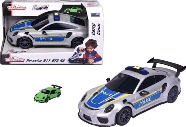 Majorette Porsche polis + 1 fordon