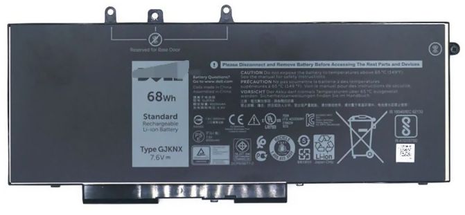 Batteri Dell Li-Ion 4-cell 68Wh, till bl.a. Precision 3530