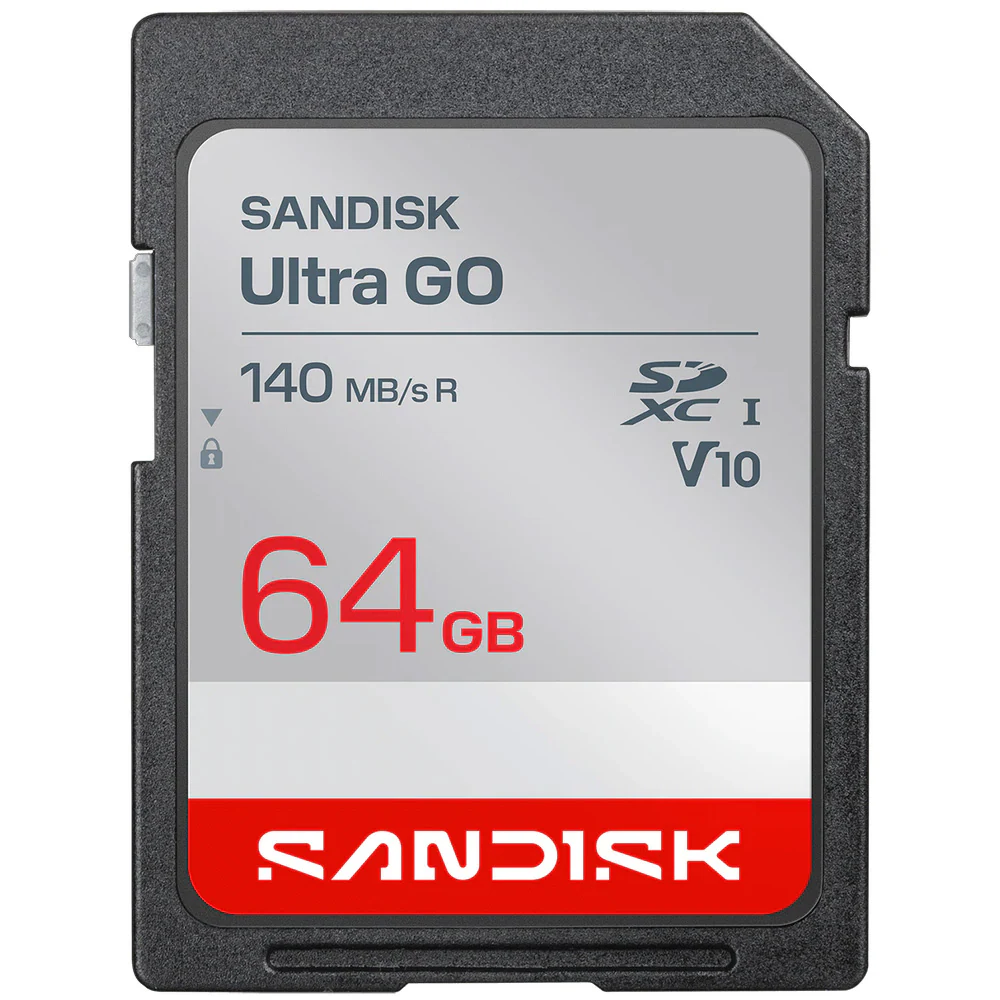 Sandisk Ultra Go 64 GB SDXC-minneskort