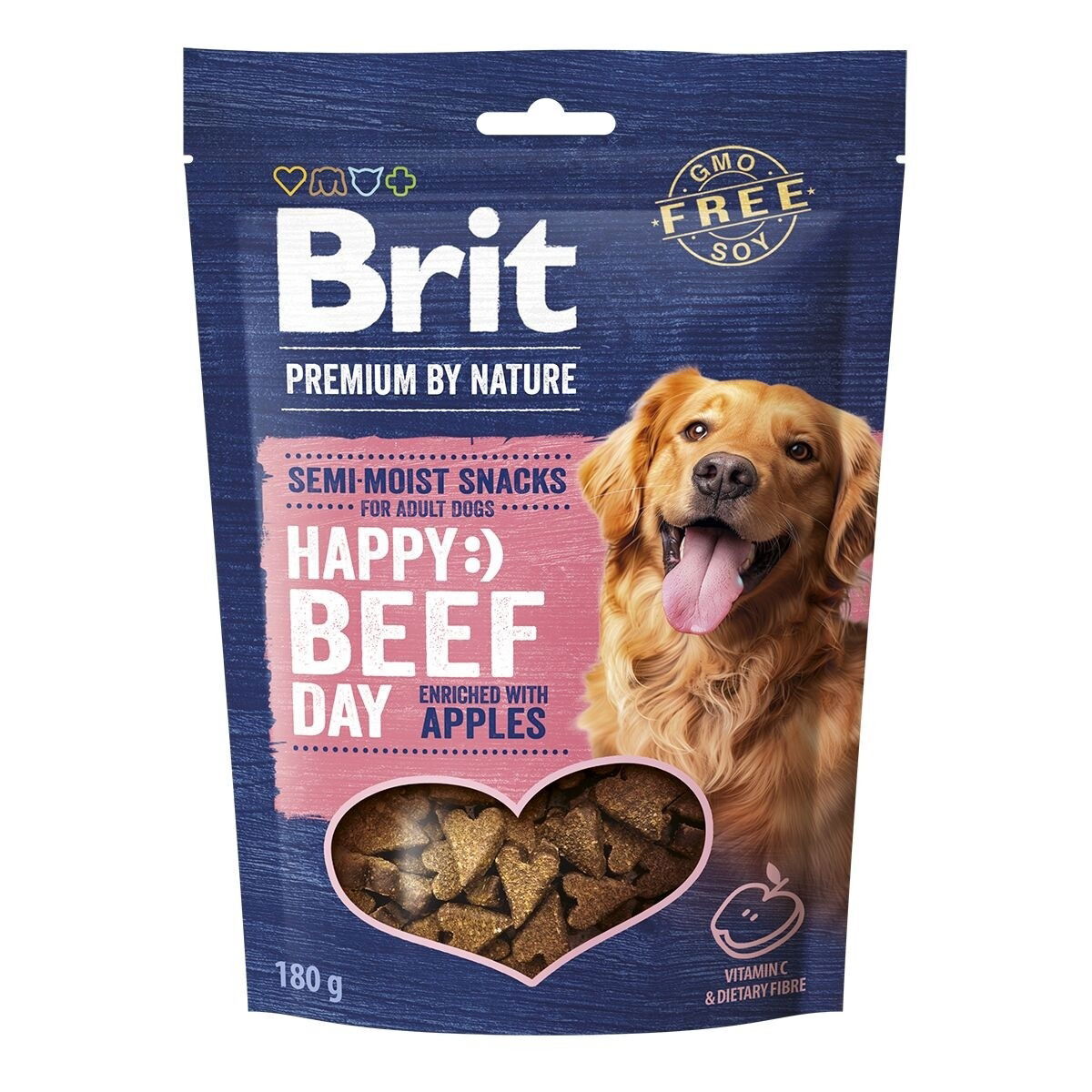 Brit Premium by Nature Hundgodis Nötkött & Äpple 180 g