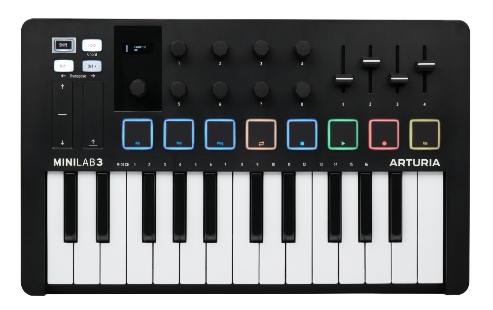 Arturia Minilab 3 MIDI-controller - Svart, bild 2