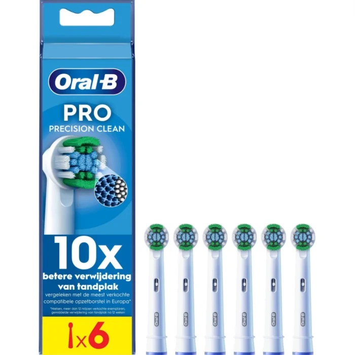 Oral-B Precision Clean borsthuvuden 6 st, vit