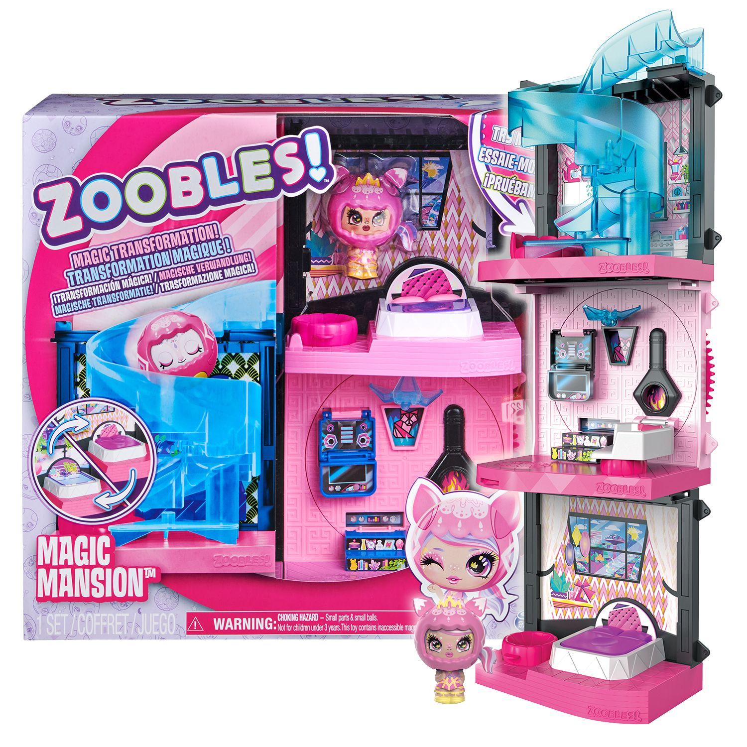Zoobles Magic Mansion snurrande lekset