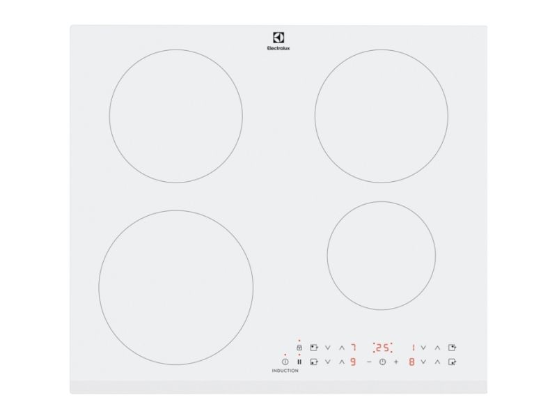 Electrolux LIR60430BW inbyggd induktionshäll 60 cm, 4 zoner, vit