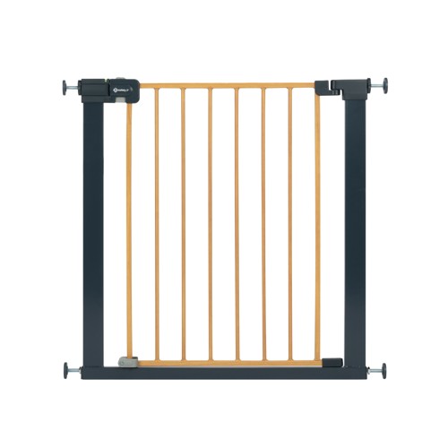 Safety 1st - SF1 Easy Close - Metal Wood Effect - 73-80cm, extendable to 136cm