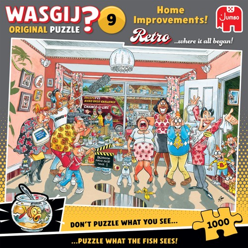 Wasgij? Retro Original #9 - Home Improvements! 1000 Bitar