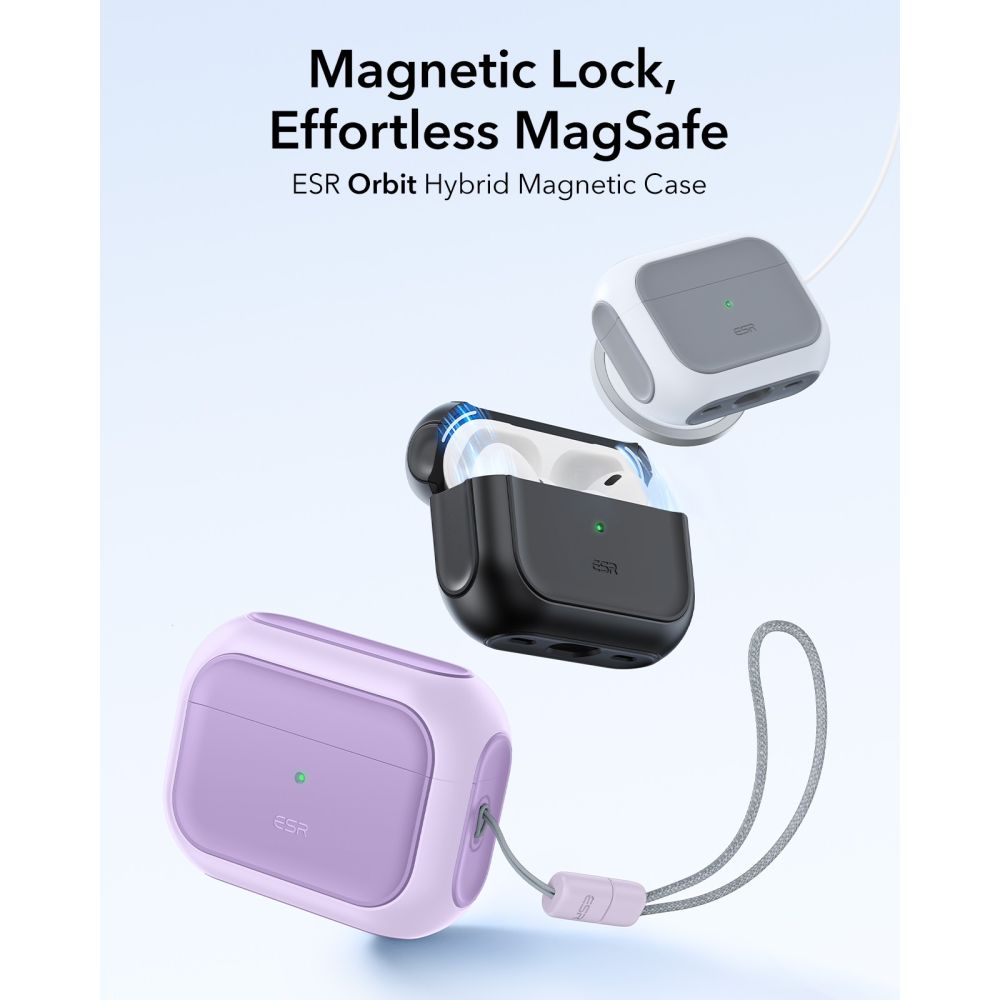 ESR-fodral ESR Orbit HaloLock MagSafe för Apple AirPods Pro 3 Lavender, bild 2