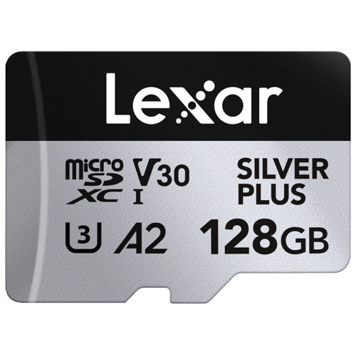 Lexar Professional Silver Plus 128 GB microSDXC minneskort