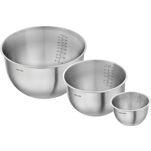 Zwilling - Fresh & Save Bowls - Silver - S/M/L / 3-pcs