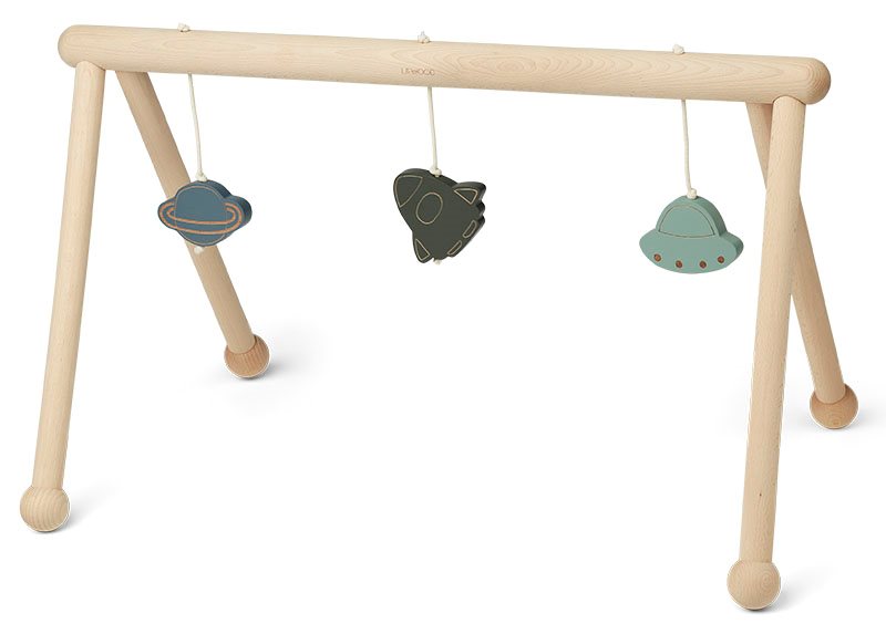 Liewood babygym Ernie inkl leksaker, space peppermint mix