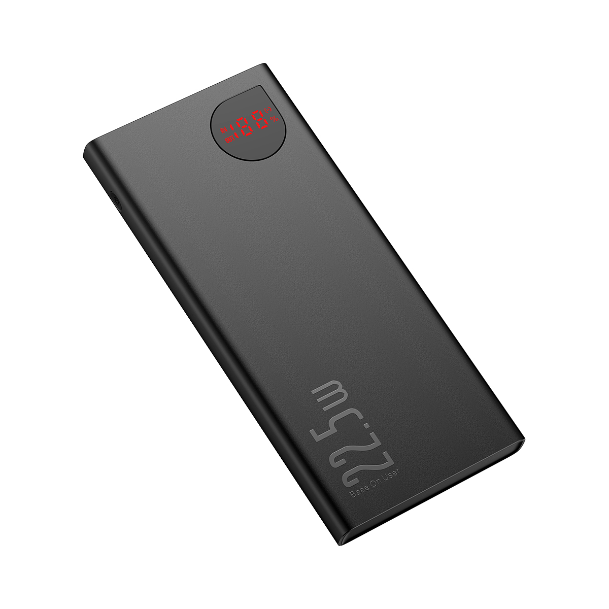 Baseus Adaman Metal Power Bank med snabbladdning 10000mAh 22.5W (Overseas Edition 2021) Svart, bild 4