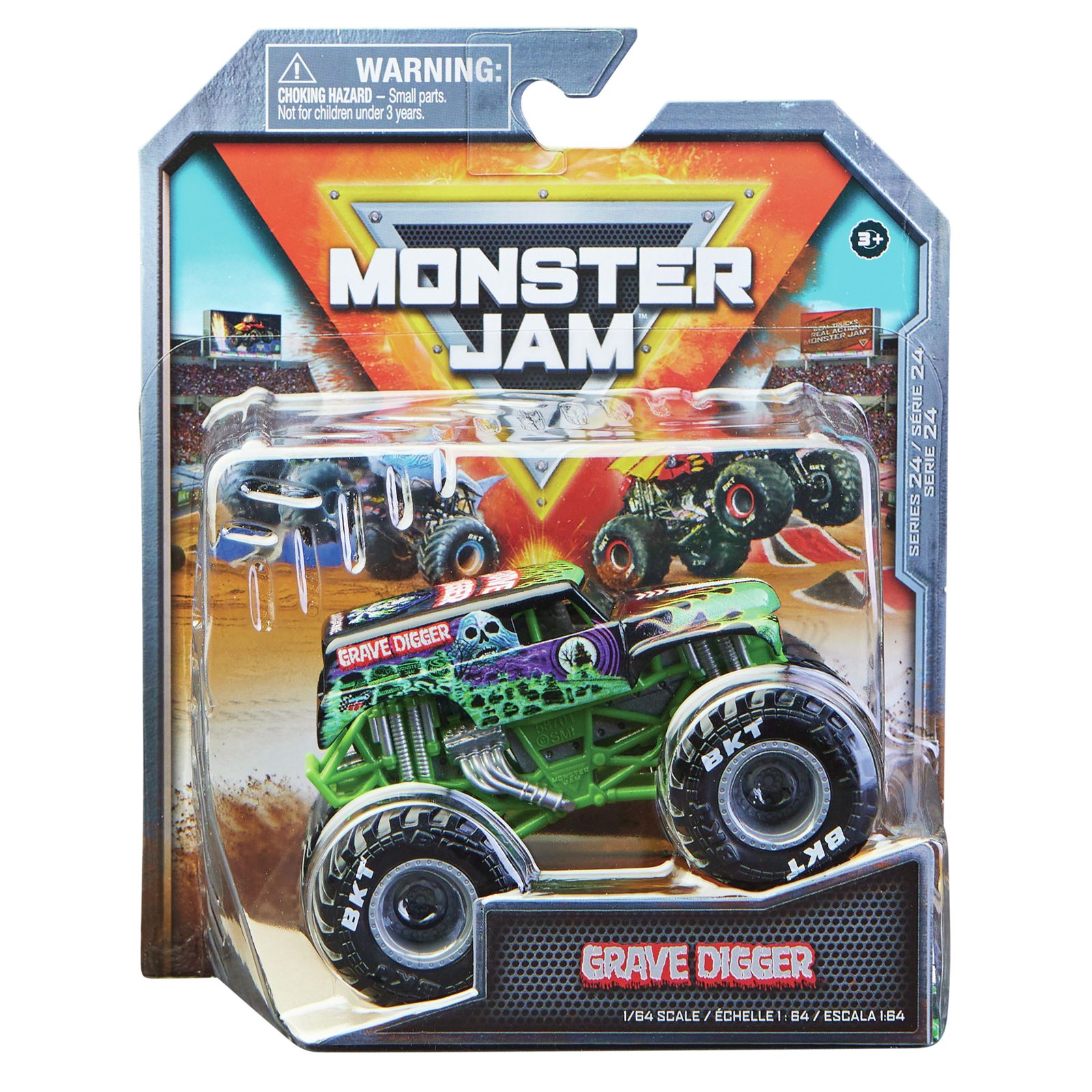 Monster Jam Original Monster Jam Truck With Wheelie Wheel In 1:64 Scale, bild 2