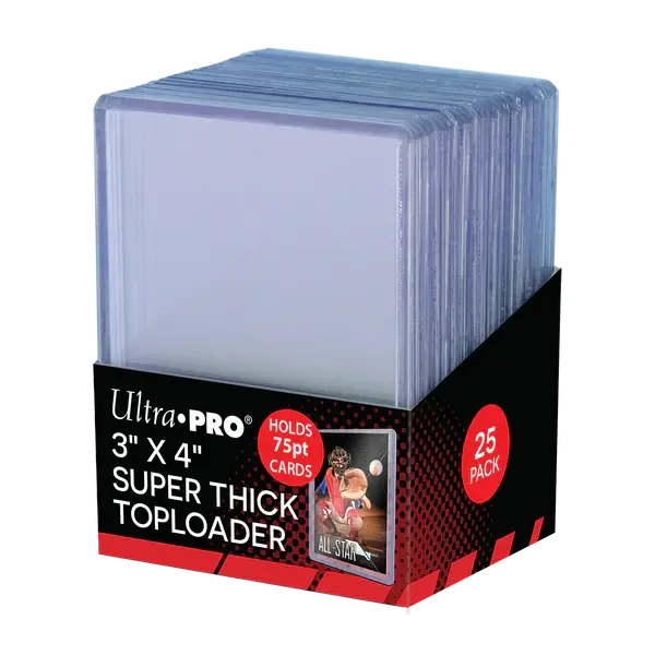 Ultra Pro Toploader Super Thick 75pt (25-pack)
