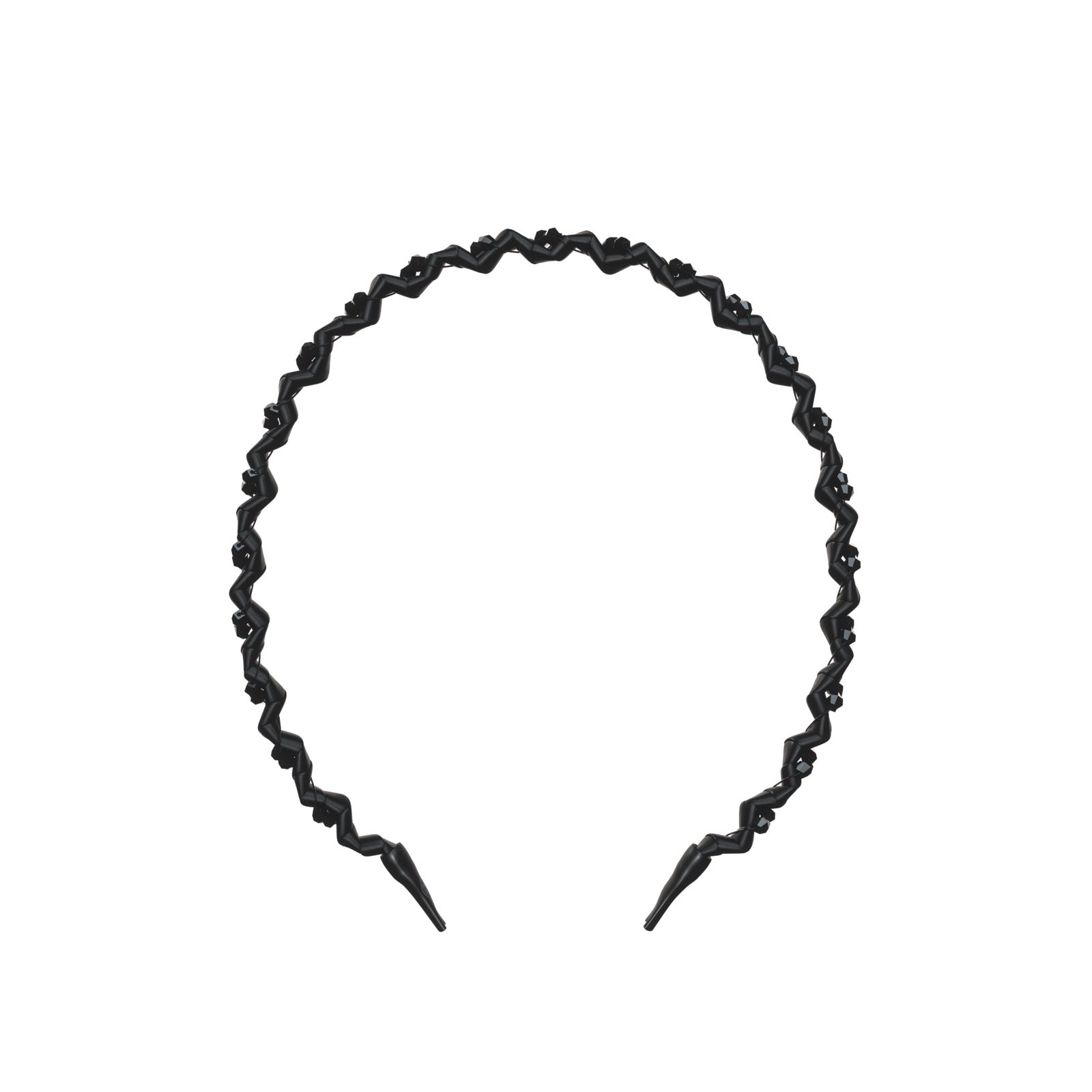 Invisibobble Fashion Hairhalo Adjustable Headband Black Sparkle