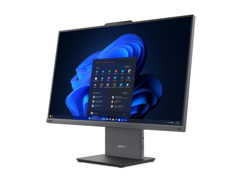 Lenovo ThinkCentre neo 50a 27 Gen 6 LNL 13QF - Allt-i-ett med skärmställ - Core Ultra 7 256V / upp till 4.8 GHz - RAM 16 GB - SSD 512 GB - TCG Opal Encryption 2, NVMe - Intel Arc Graphics 140V - Gigabit Ethernet, Bluetooth 5.2, IEEE 802.11ax (Wi-Fi 6) - Win 11 Pro - skärm: LED 27 1920 x 1080 (Full HD) - tangentbord: Engelska - Europa - luna gray - Lenovo TopSeller - med 3 års Lenovo-support på plats
