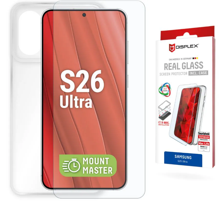 DISPLEX Real Glass MMCase för Samsung Galaxy S26 Ultra