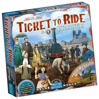 Ticket to Ride France + Old West Expansion (Nordisk Version), bild 2