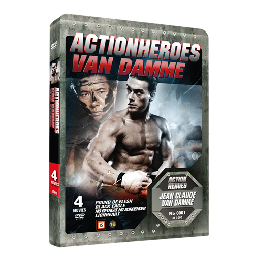 JEAN CLAUE VAN DAMME : ACTION HEROES (4DVD Box) STEELBOOK LIMITED EDITION