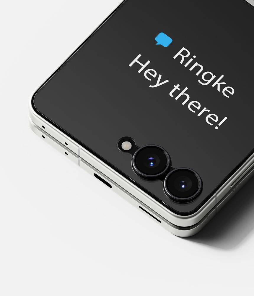 Ringke Cover Display Pro, 2-pack härdat glas till Samsung Galaxy Z Flip 8, bild 4