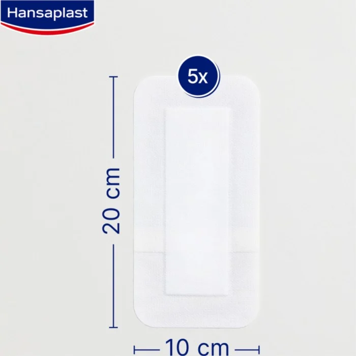 Hansaplast Senstive 4XL 10 x 20 cm, 5 st, bild 3