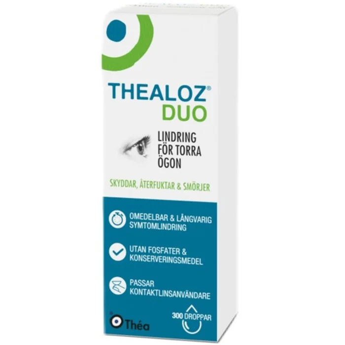 Thealoz Duo ögondroppar droppflaska, 10 ml