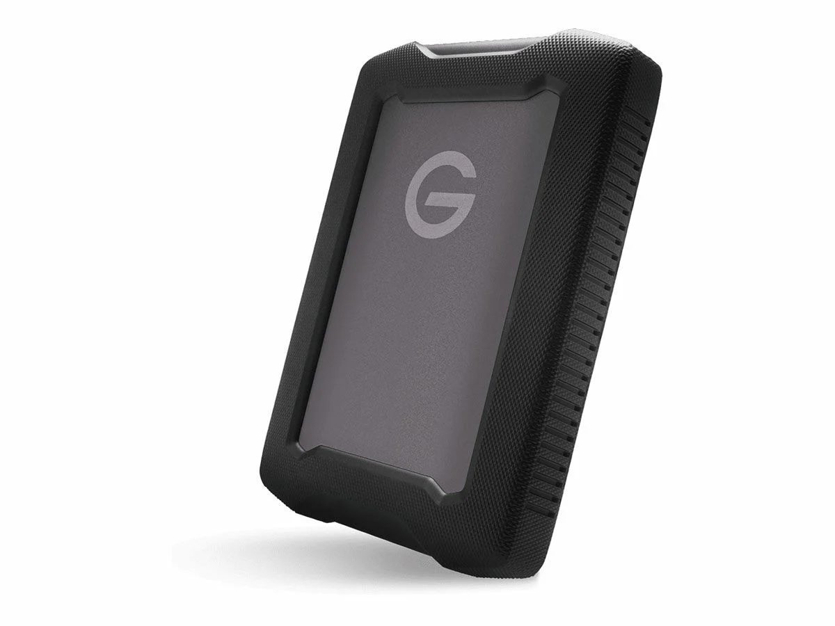 5 TB Sandisk Professional G-DRIVE ArmorATD, 2.5", USB-C med adapter till USB-A - Rymdgrå, bild 3