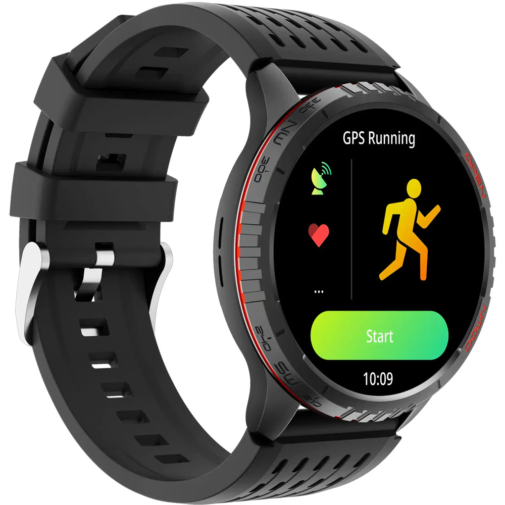 Denver SWG-345B Smartwatch - Svart / GPS-klocka med pekskärm / Smartklocka med AMOLED, bild 3