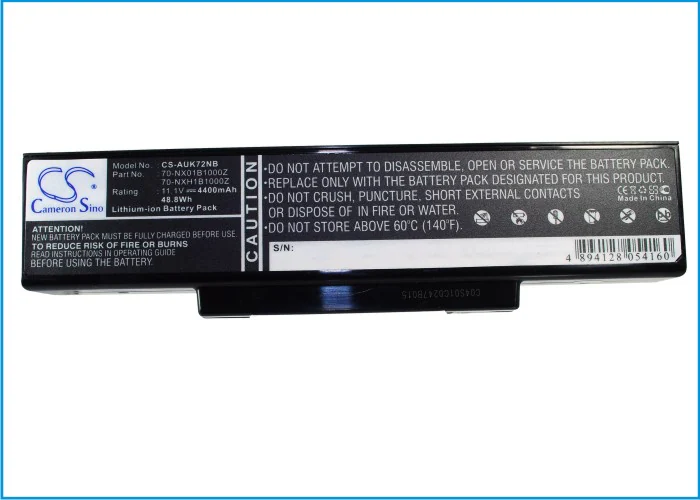 Batteri till Laptop, Bärbar dator för Asus A72, A72D, A72DR m.fl., bild 3