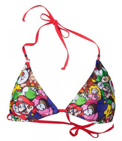 Nintendo Super Mario Karaktär Bikini Överdel (Small)