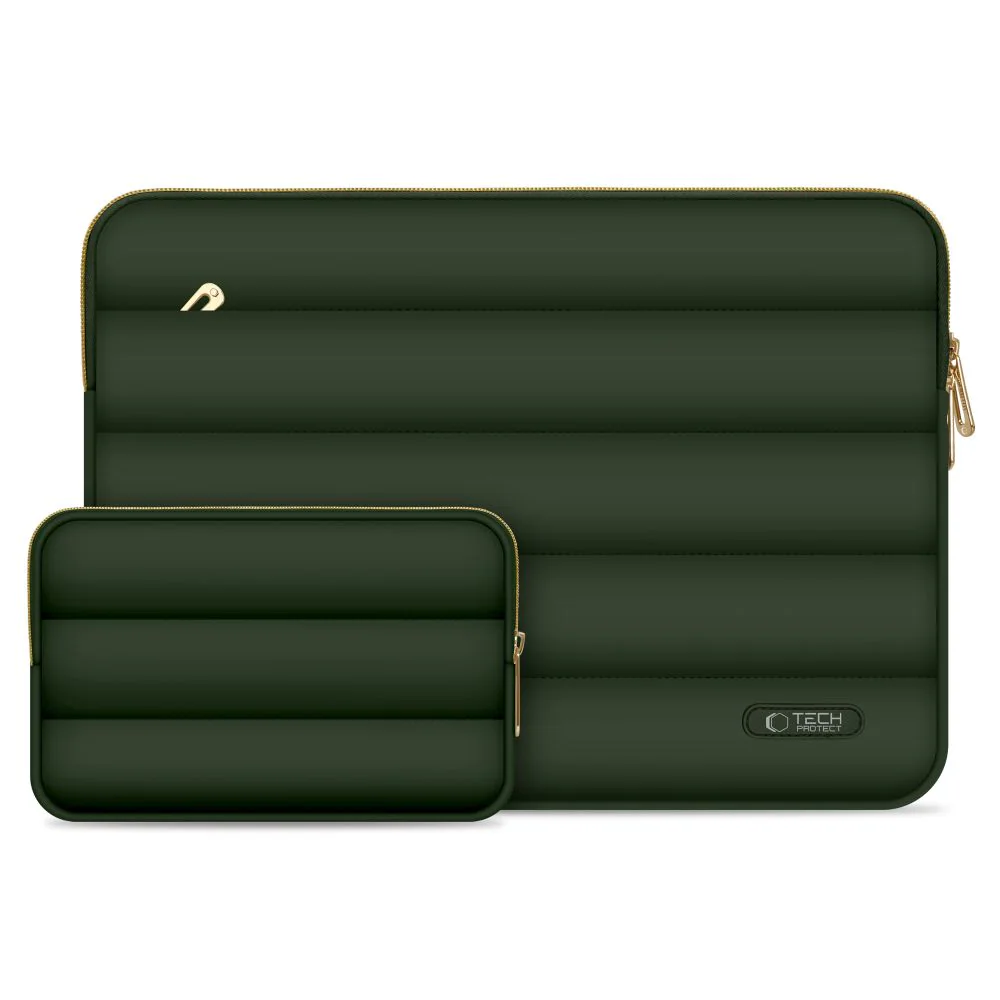 Laptopväska 15-16 Tech-Protect Puffy - oliv