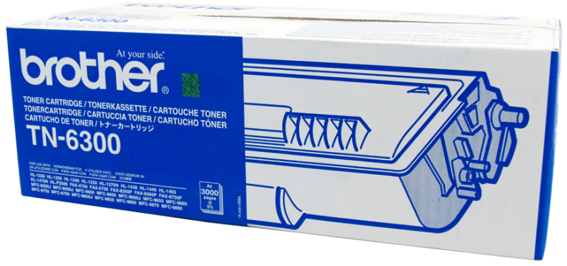 Brother Toner TN-6300 3k Svart