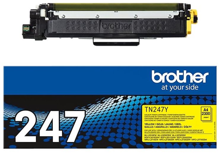 Brother HL-3210/ 3270/ MFC3750/, gul färgpatron