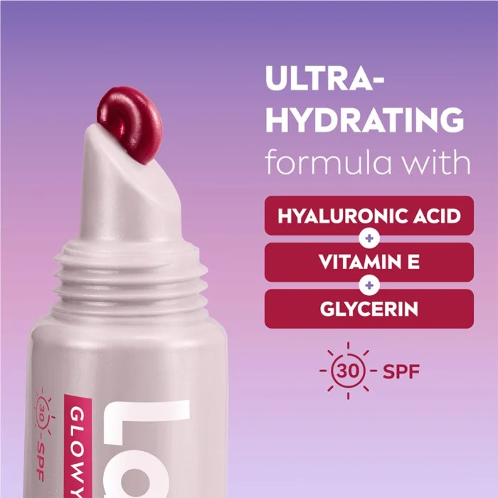 Glowy Lips SPF30 Labello Berry Tinted 10 ml, bild 2