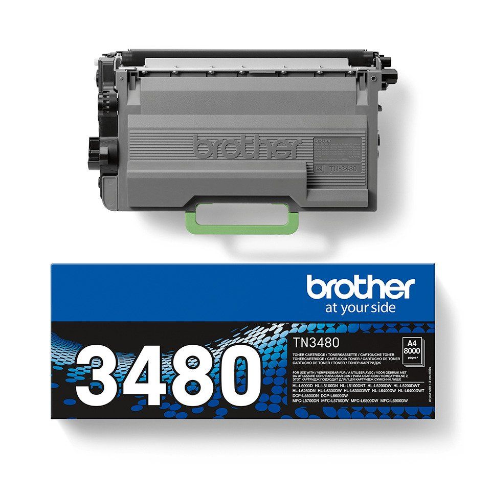 Brother TN-3480 tonerkassett 1 Styck Original, svart, bild 2