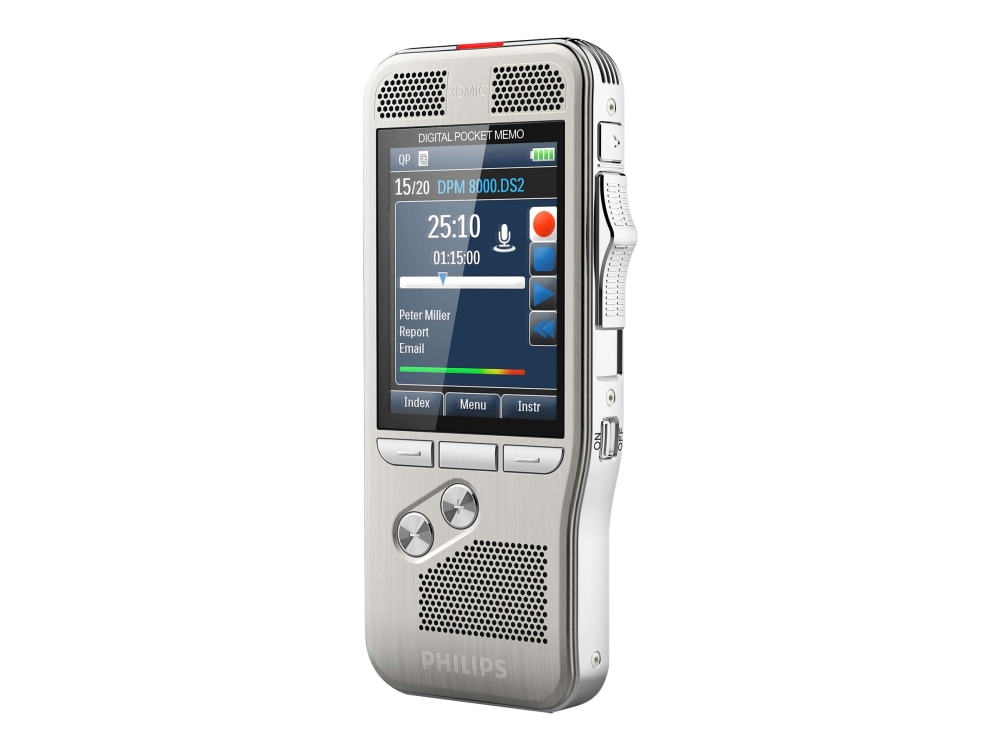 Philips Pocket Memo DPM8100 - Röstinspelare - 200 mW - 4 GB