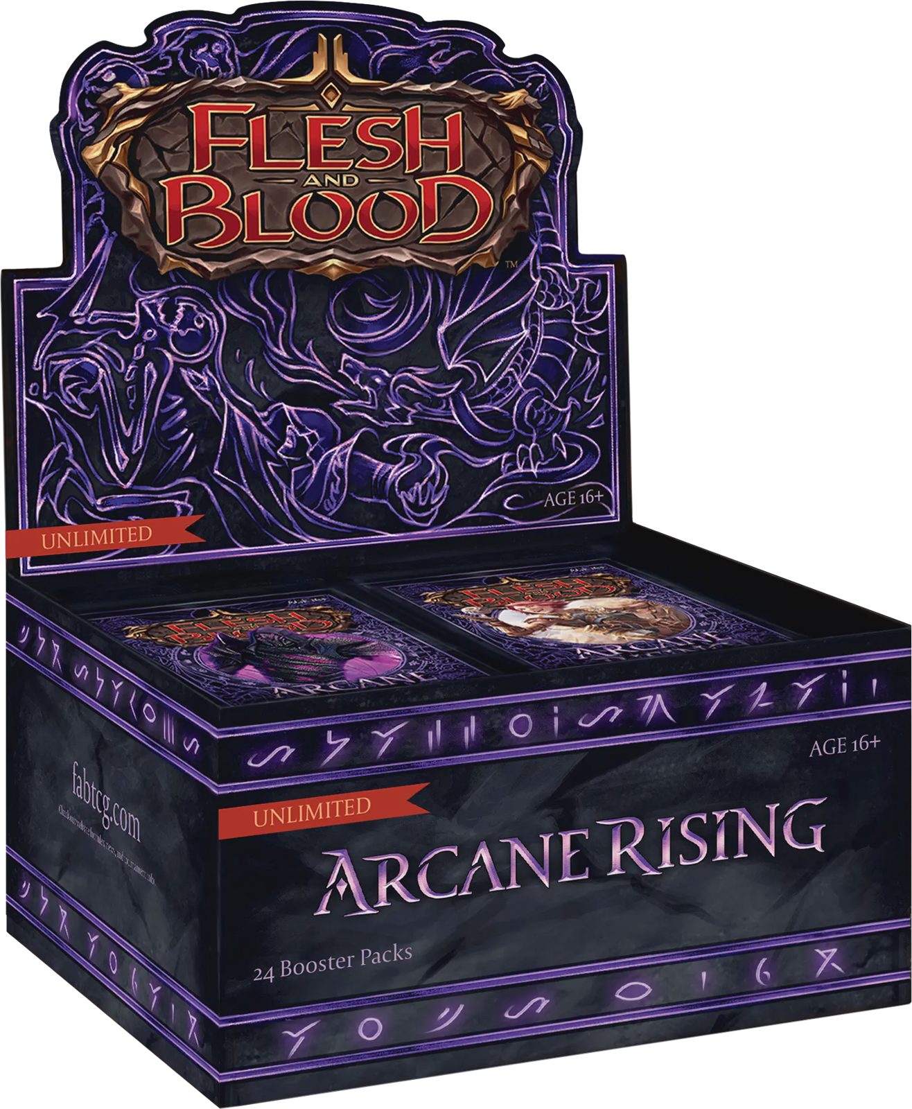Arcane Rising Unlimited Booster Display