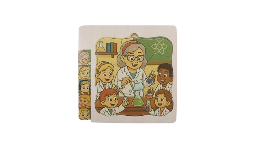 Kinder and Kids - lager Pussel, Flickans liv, bild 3