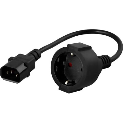 DELTACO Strömkabel adapter 230V