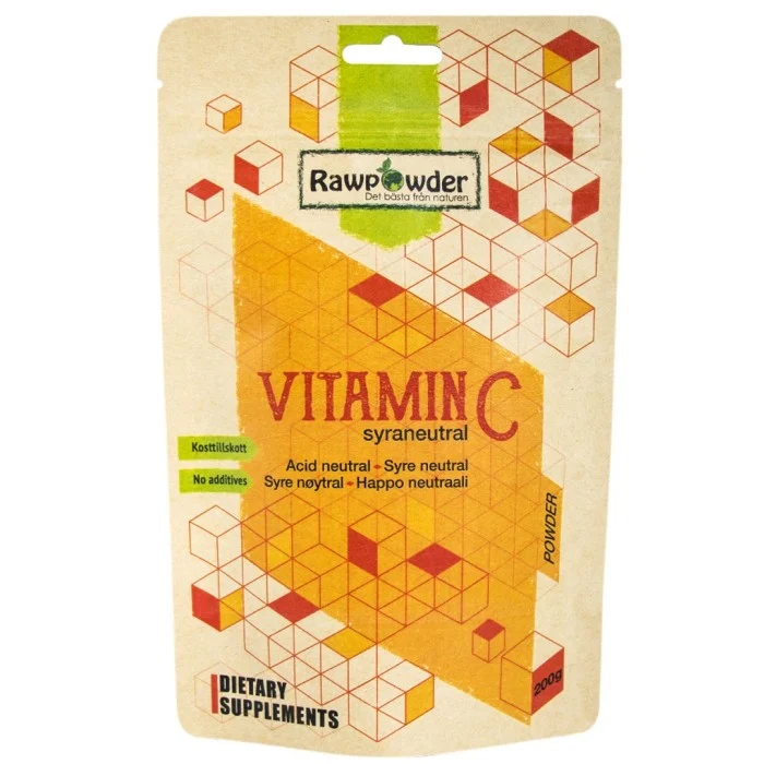 Rawpowder Vitamin C syraneutral 200 g