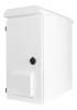 19" Väggskåp Deltaco 19-5606WP, 6U, 600x280x600 mm, IP55, vägg- och stolpfäste ingår - Vit, bild 2