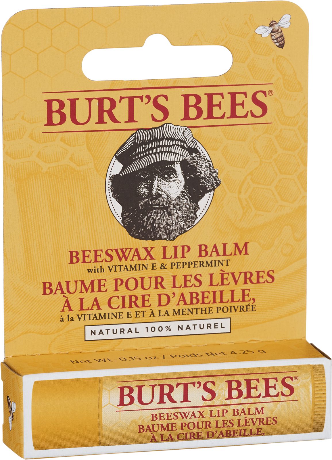 Burt's Bees Lip Balm Beeswax 4,25 g