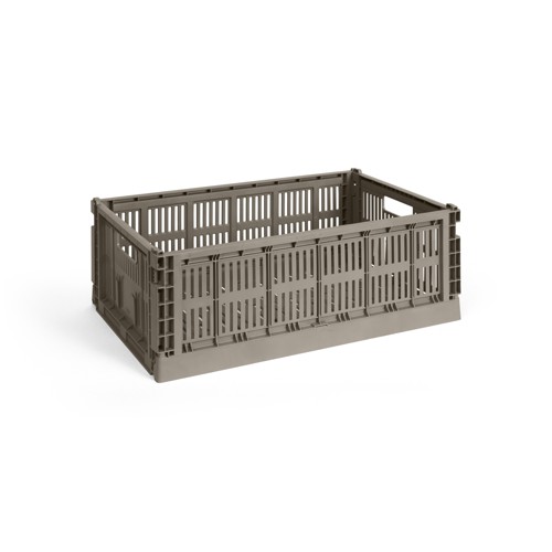 HAY - Colour Crate L Förvaringslåda (Varmgrå)