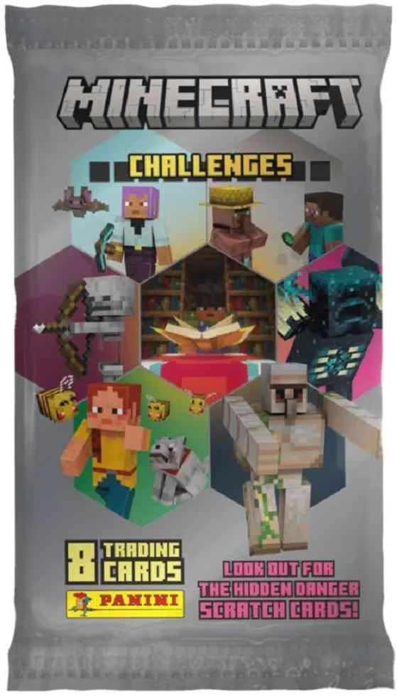 Minecraft Challenges Samlarkort Boosterpaket