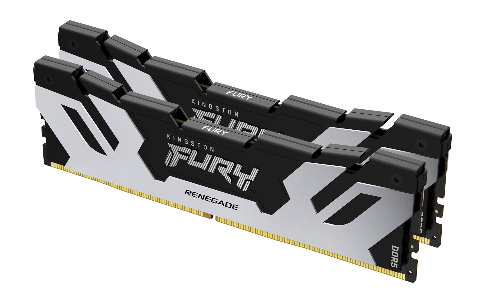 32 GB (2x16GB) DDR5-8000 Kingston FURY Renegade RGB CL38, XMP - Svart/Silver, bild 2