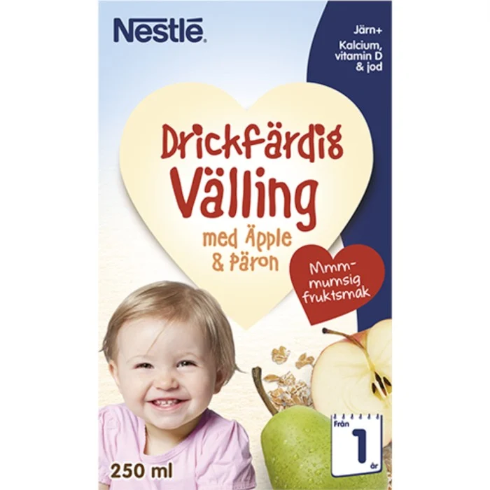 Nestlé Välling Äpple/Päron drickfärdig 250 ml