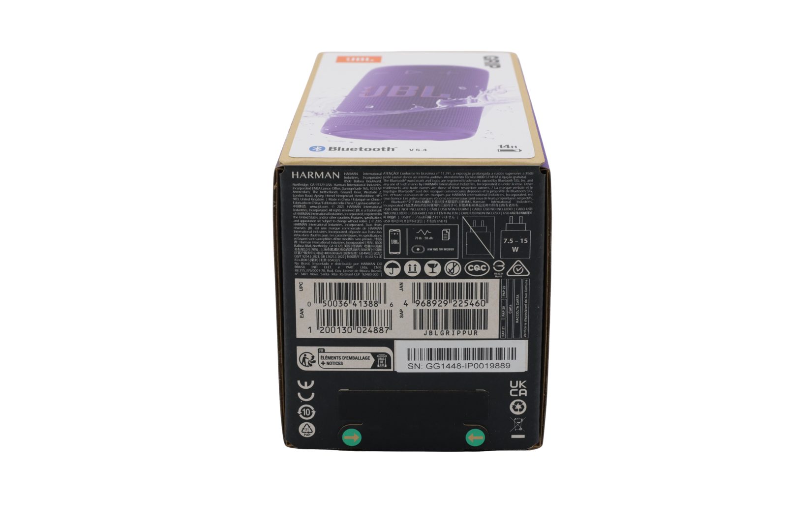 JBL Grip Bluetooth-högtalare, lila, bild 3